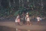 Children on the beach