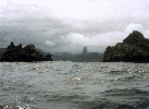 Pico Grande on Sao Tome from Sete  Pedras
